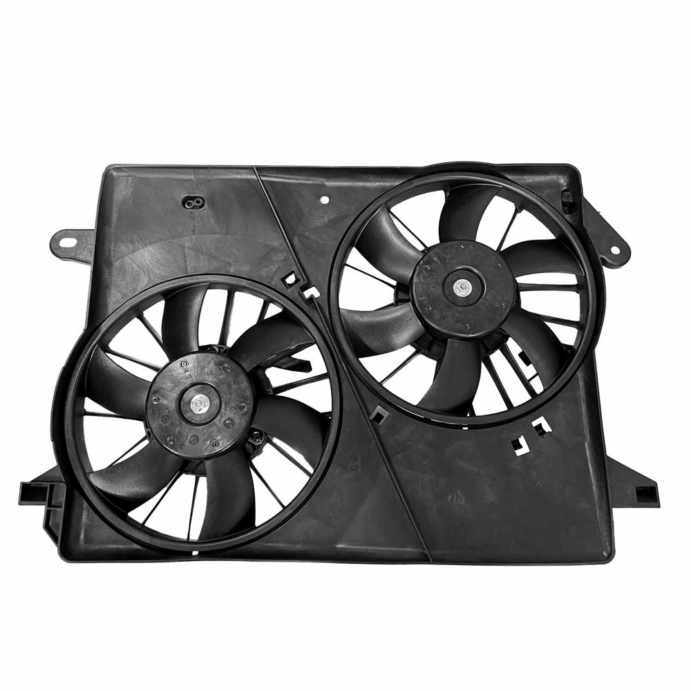 Factory Style Replacement Dual Radiator And Condenser Fan Assembly for Dodge Magnum