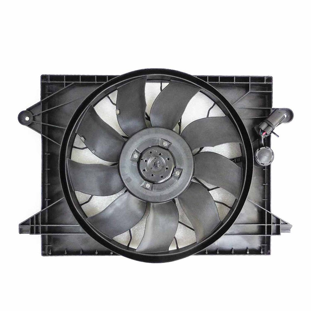 Radiator And Condenser Fan Assembly With One Big Fan 2015-2021 Dodge Challenger, Charger