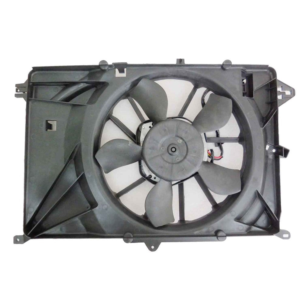 Radiator And Condenser Fan Assembly With One Big Fan 2017-2021 Jeep Compass