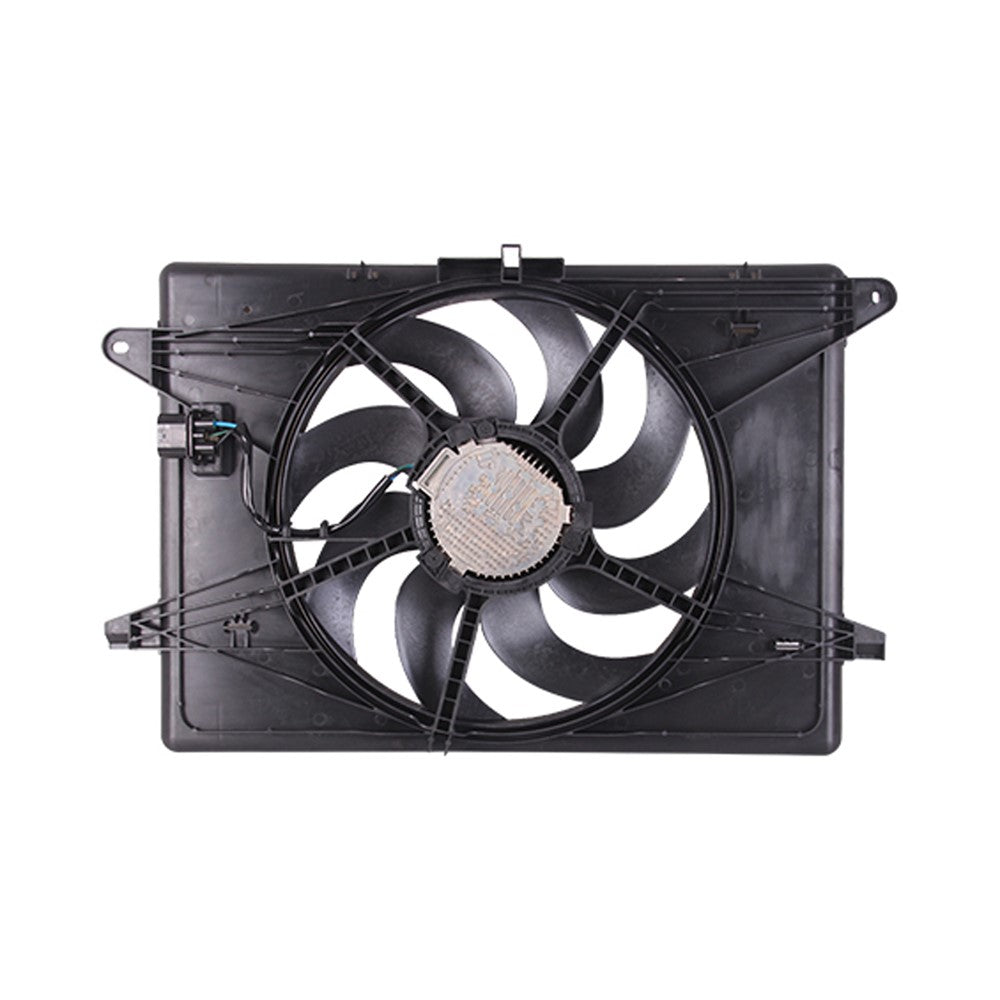 Radiator And Condenser Fan Assembly With One Big Fan 2017-2020 Chrysler Pacifica, Voyager