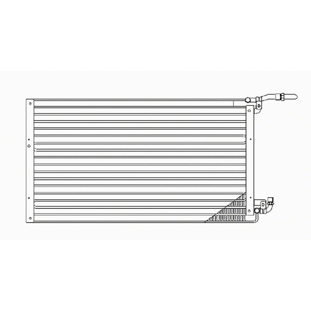 Ac Condenser 1992-1993 Buick Skylark & Chevrolet Beretta, Corsica & Oldsmobile Achieva & Pontiac Grand Am