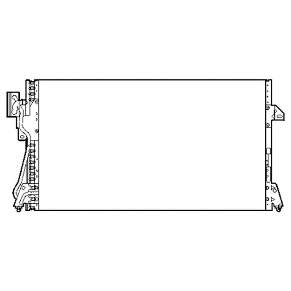 Rear Ac Condenser 1993-1995 Chrysler Town & Country & Dodge Caravan & Plymouth Voyager