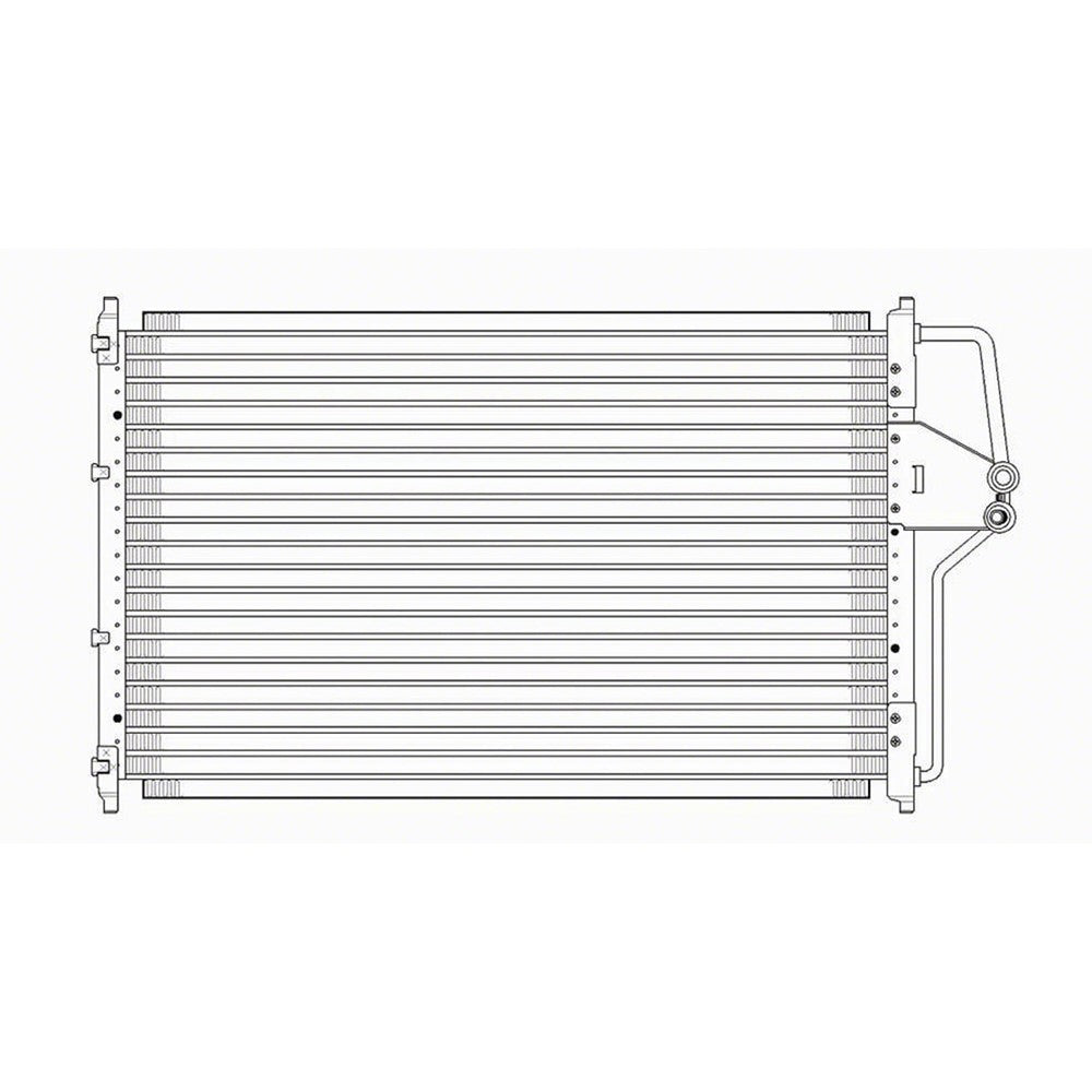 Ac Condenser 1990-1994 Lincoln Town Car & Ford Crown Victoria & Mercury Grand Marquis