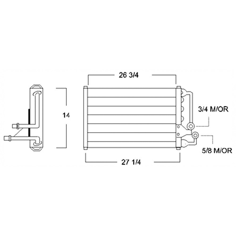 Ac Condenser 1982-1993 Chevrolet S10, S10 Blazer & Gmc Sonoma, S15 Jimmy, Jimmy