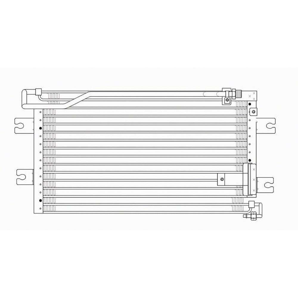 Ac Condenser 1990-1997 Mazda Miata