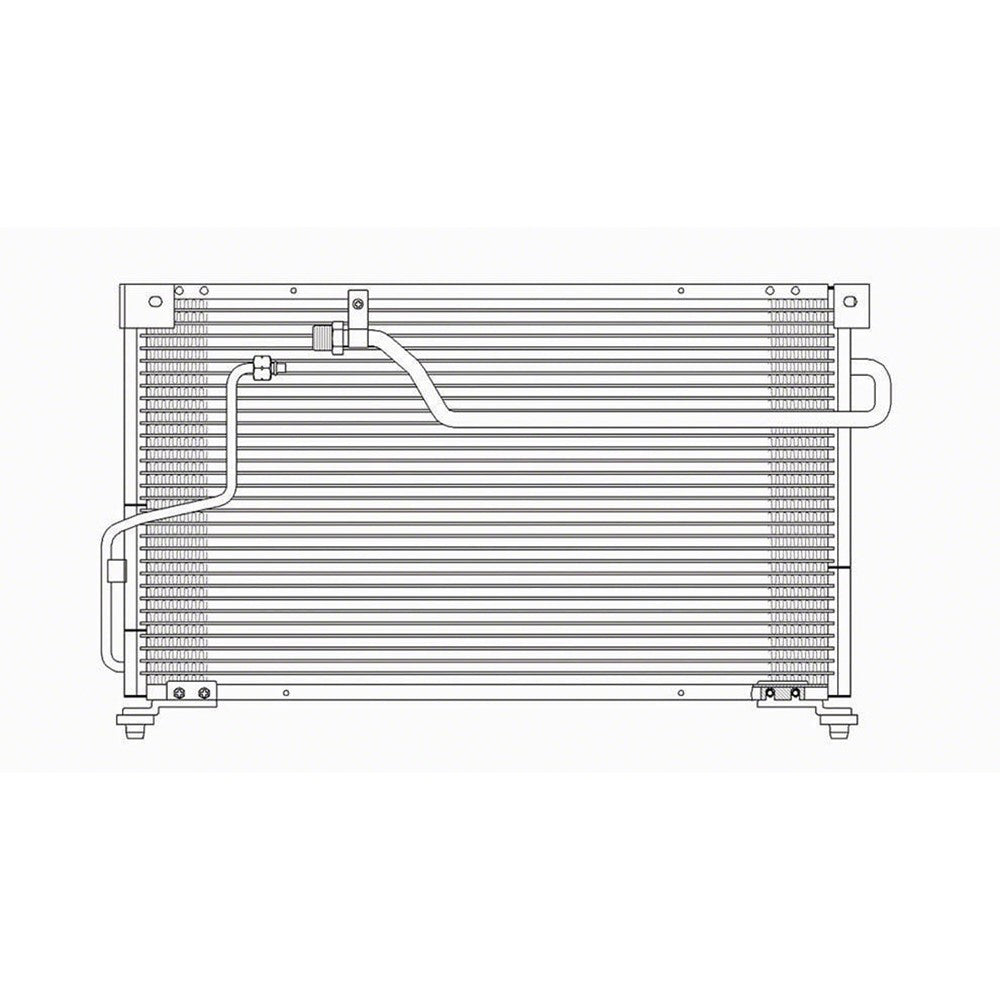 Ac Condenser 1993-1997 Mazda 626, Mx-6