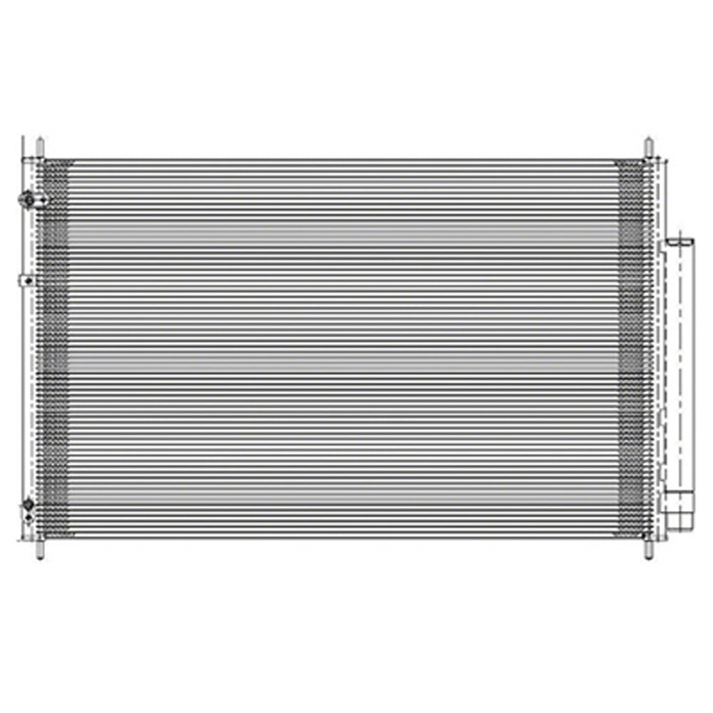 Condenser With Built-In Receiver Drier 2011-2017 Honda Odyssey