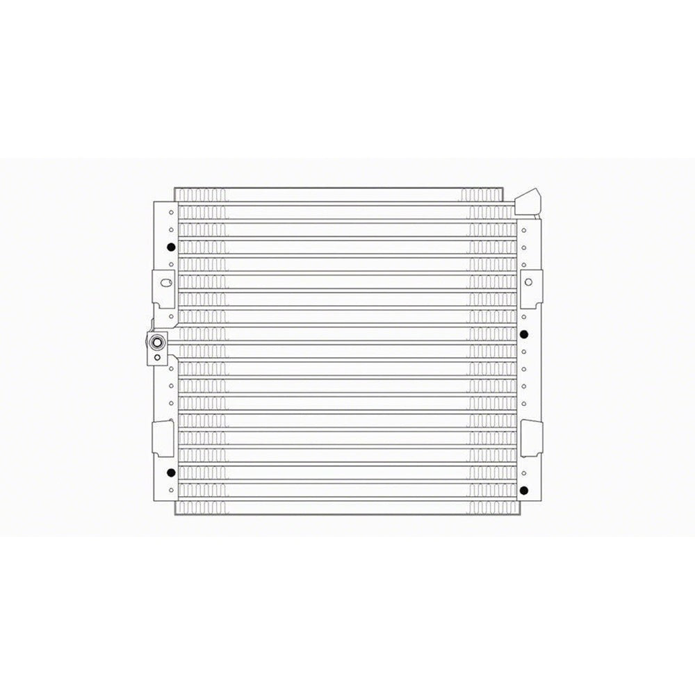 Ac Condenser 1992-1993 Honda Civic, Civic Del Sol