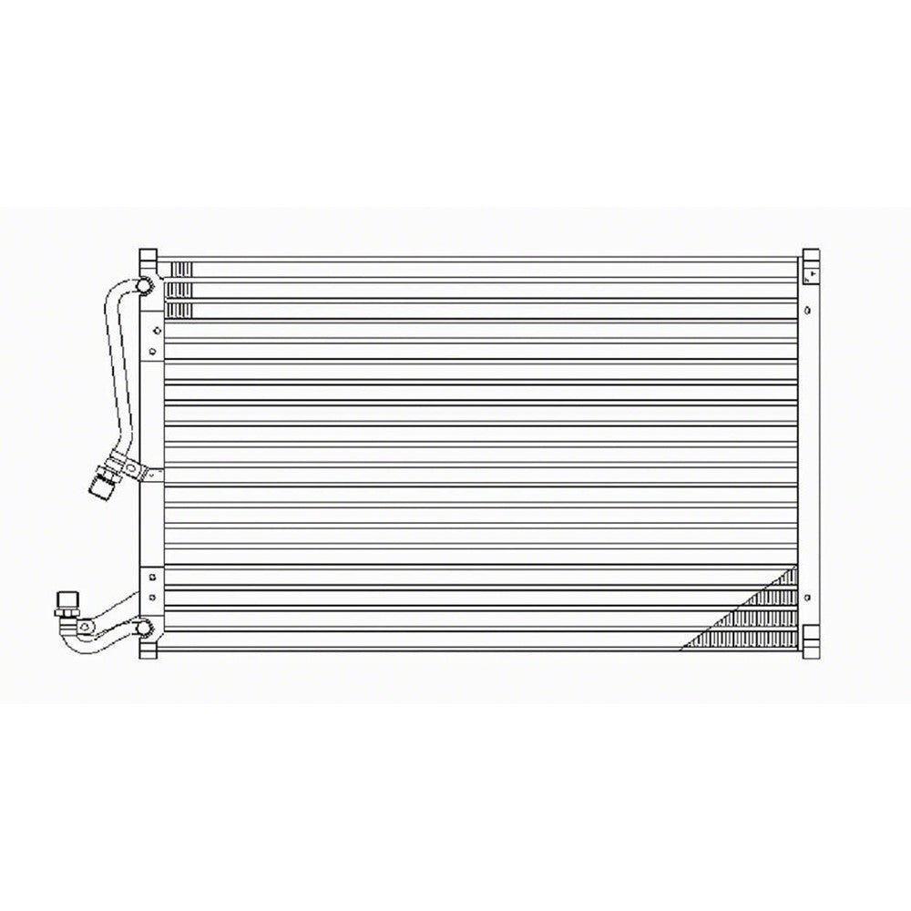 Ac Condenser 1994-1996 Chevrolet Lumina Apv & Oldsmobile Silhouette & Pontiac Transport