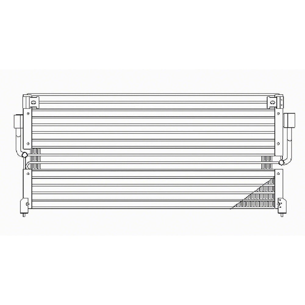 A C Condenser To 1 97 1995-1997 Subaru Legacy