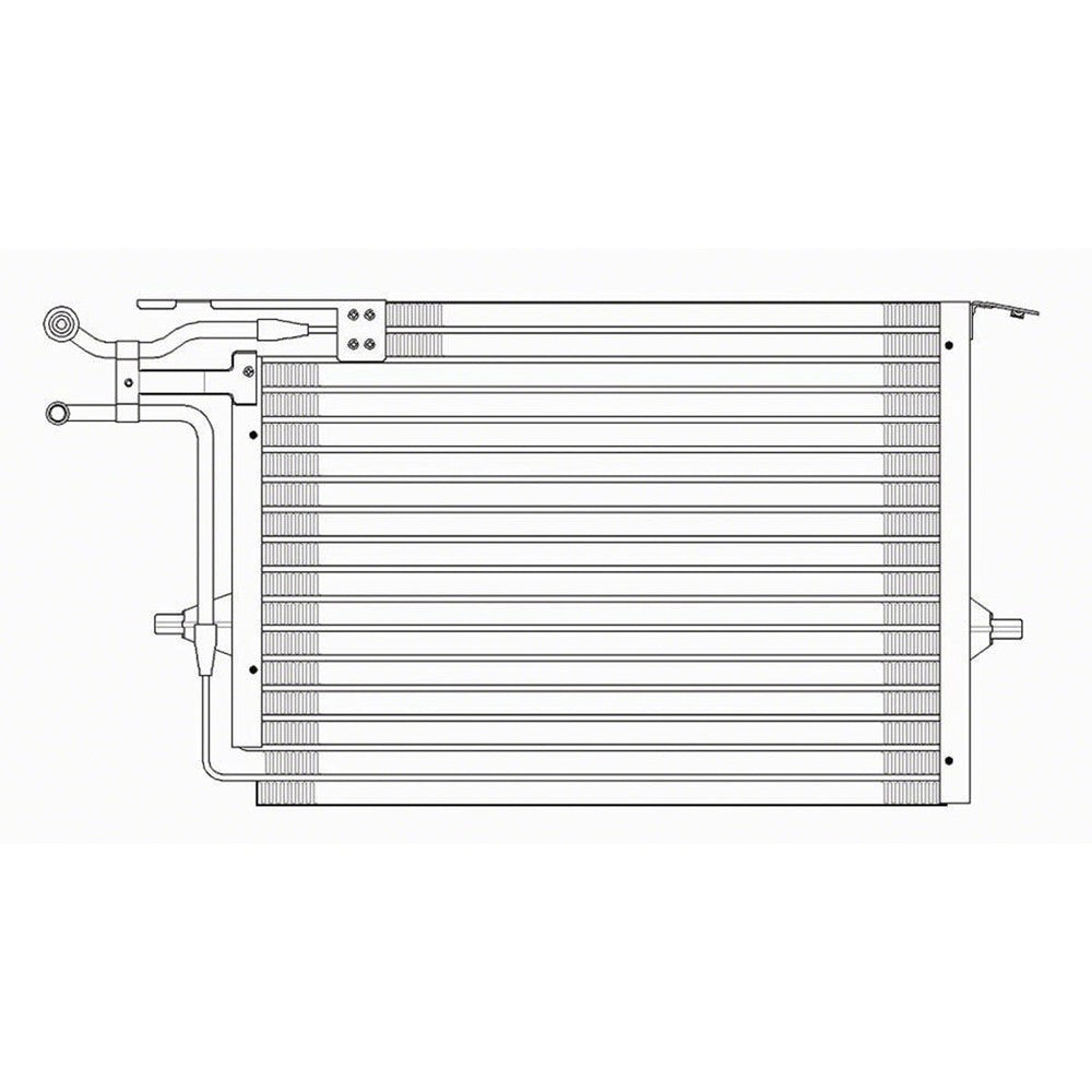 Ac Condenser 1995-1997 Ford Contour & Mercury Mystique