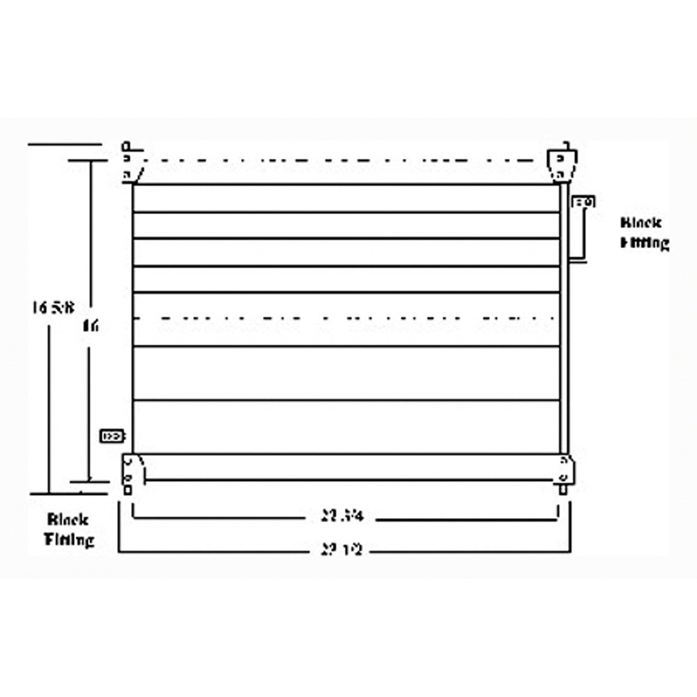 Ac Condenser 1995-1998 Honda Odyssey & Isuzu Oasis