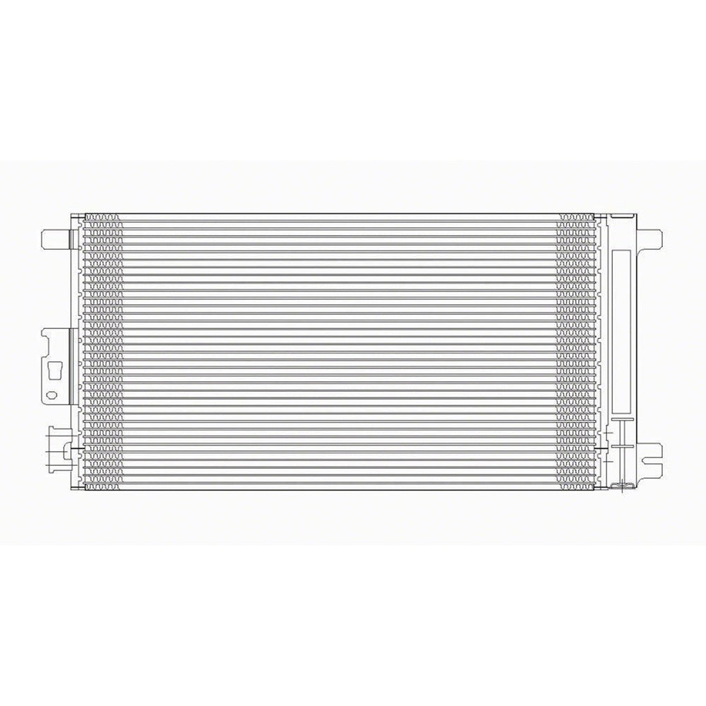 Ac Condenser 2004-2012 Chevrolet Malibu & Pontiac G6 & Saturn Aura