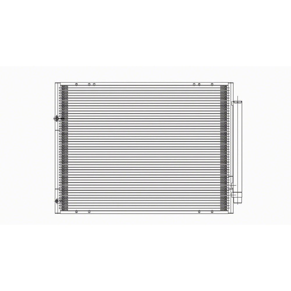 Ac Condenser With Receiver Drier 2004-2010 Toyota Sienna