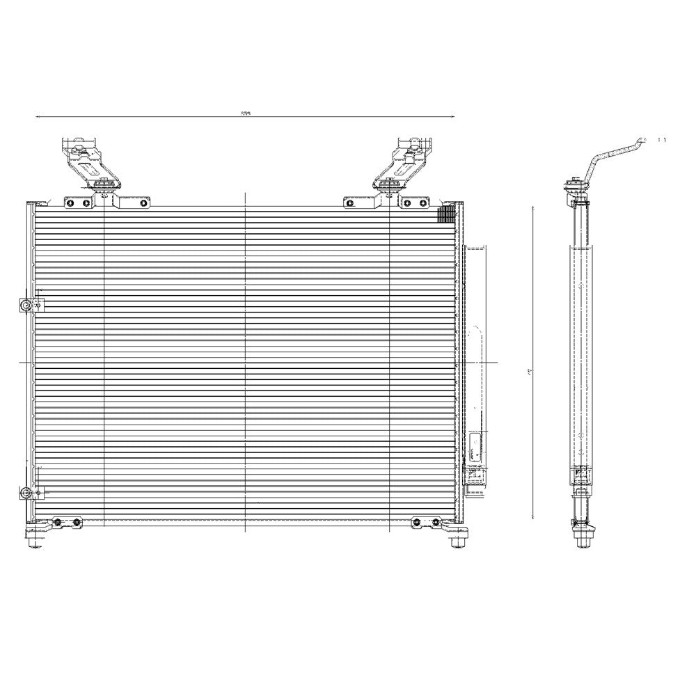 A C Condenser 2003-2006 Acura Mdx
