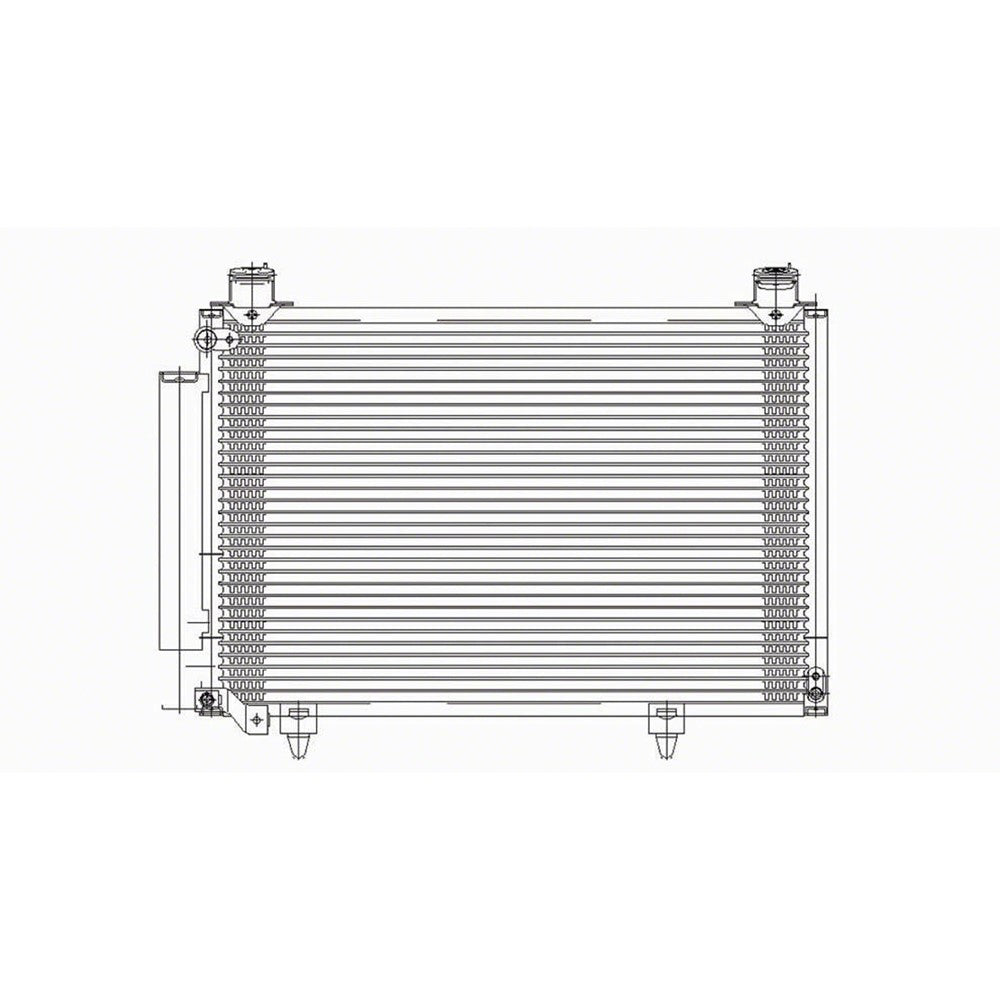Ac Condenser With Receiver Drier 2004-2005 Scion Xa, Xb