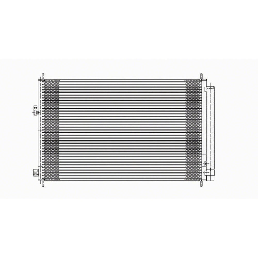 Ac Condenser With Receiver Drier 2006-2012 Toyota Rav4