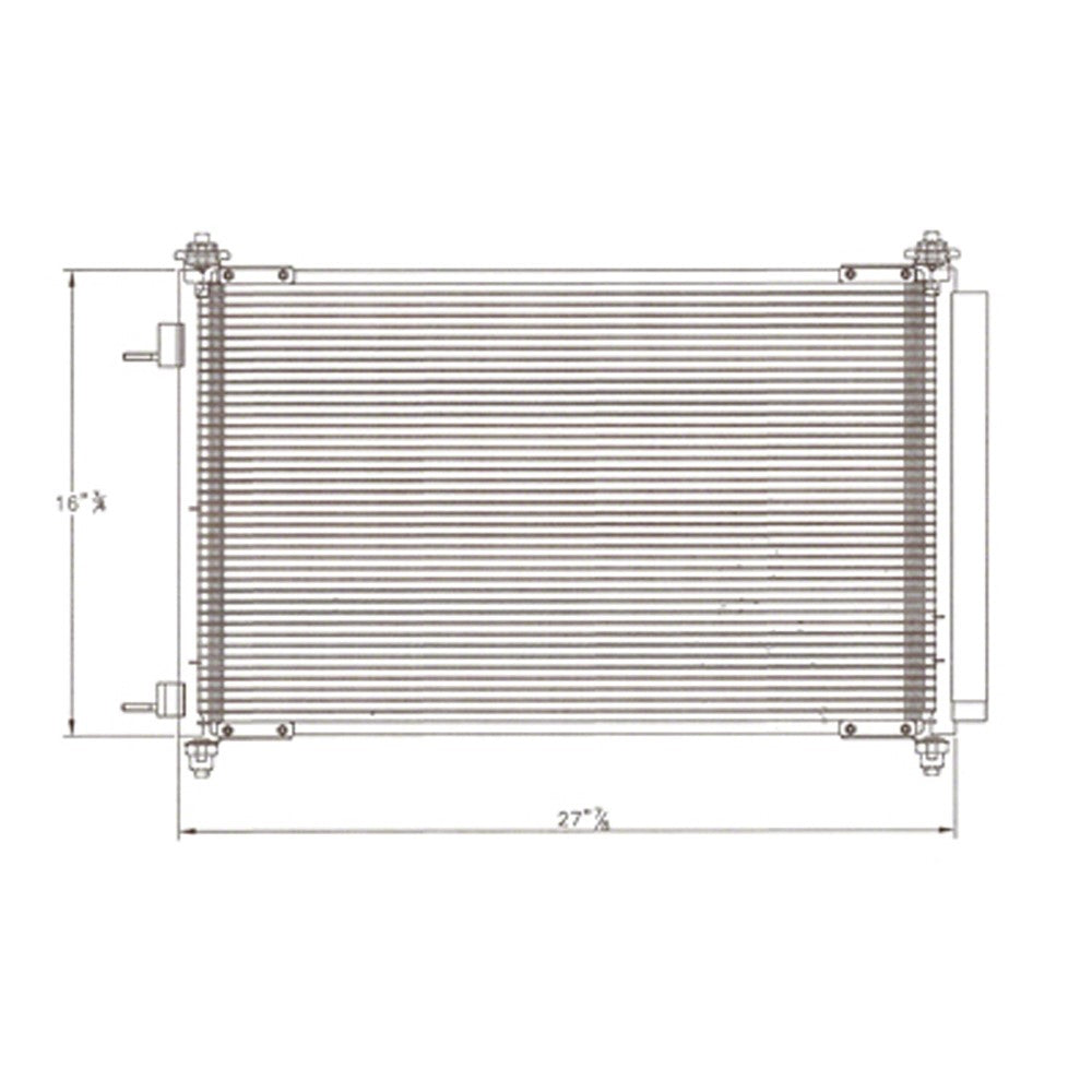 Ac Condenser 2007-2015 Mazda Cx-9