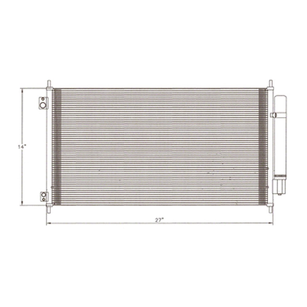 Ac Condenser 2008-2015 Honda Accord, Accord Crosstour