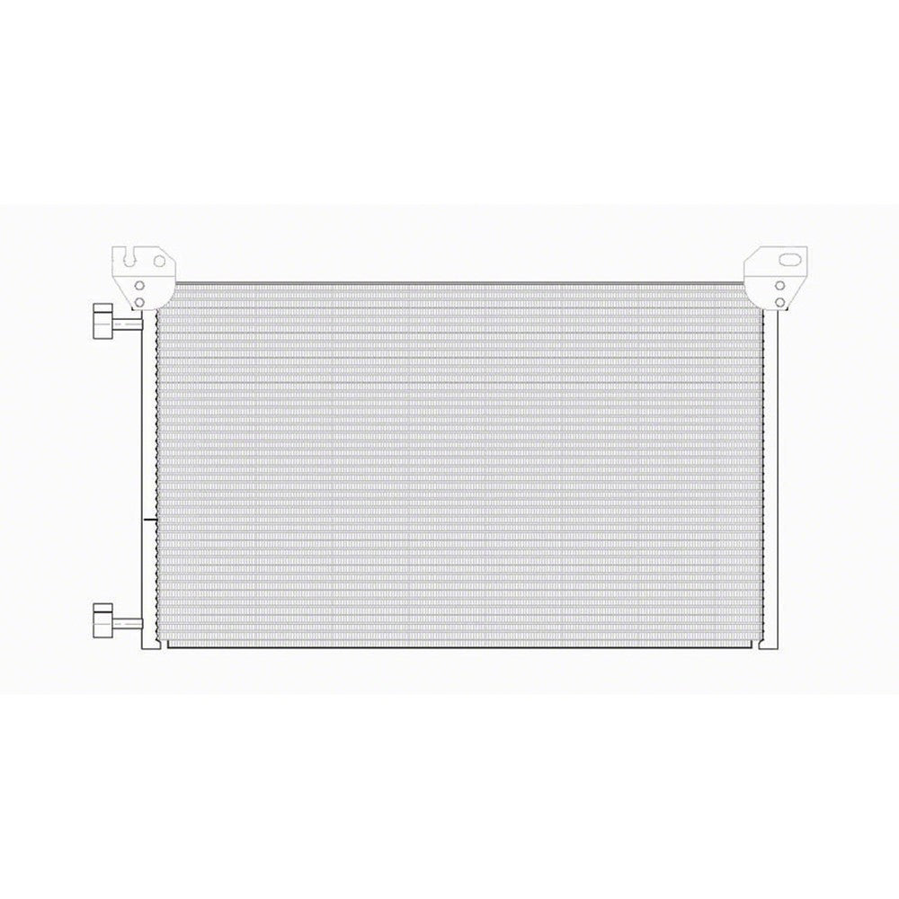 Rear Ac Condenser 1999-2014 Chevrolet Silverado 1500, Silverado 2500, Silverado 1500 Hd & Gmc Sierra 1500 & Cadillac Escalade & Hummer H2