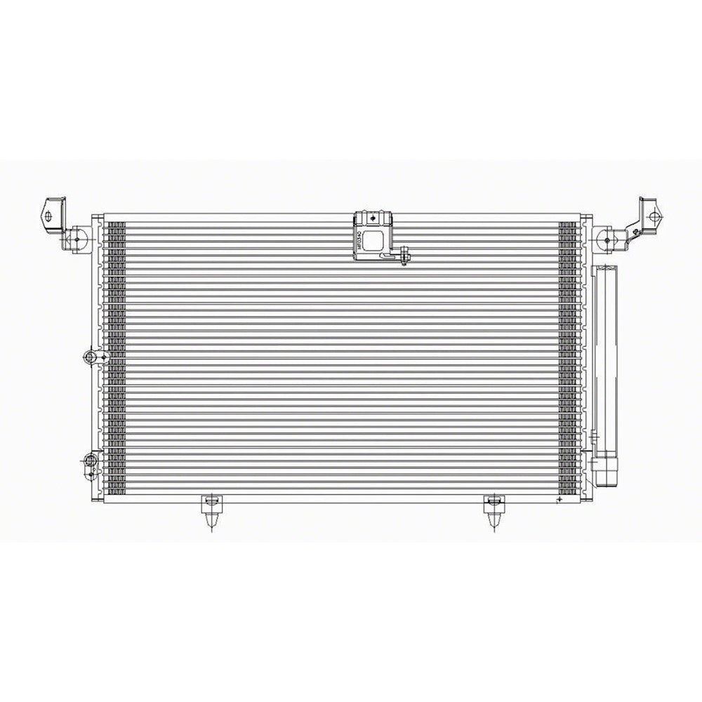 Ac Condenser With Receiver Drier 1999-2003 Lexus Rx300