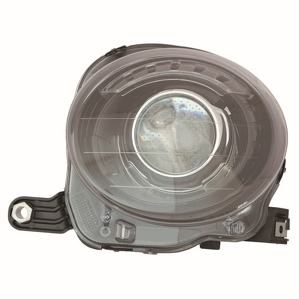 Front Left Driver Side Halogen Projector Headlight Assembly 2012-2019 Fiat 500