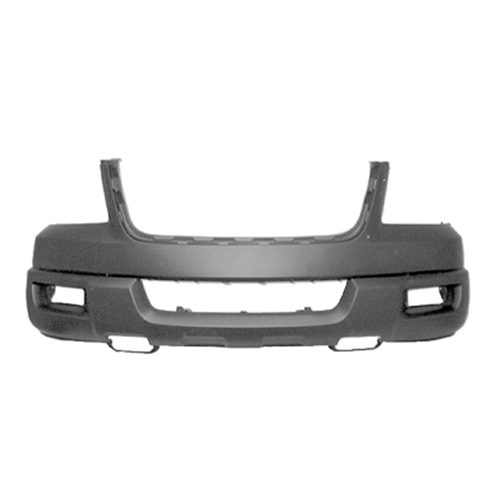 Front 3-Piece Front Upper Lower Bumper Cover And Front Impact Absorber 2003 Ford Expedition