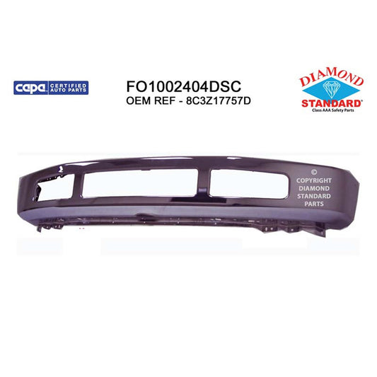 CAPA Certified Factory Style Replacement Front Bumper Face Bar for Ford F-250 Super Duty, Ford F-350 Super Duty