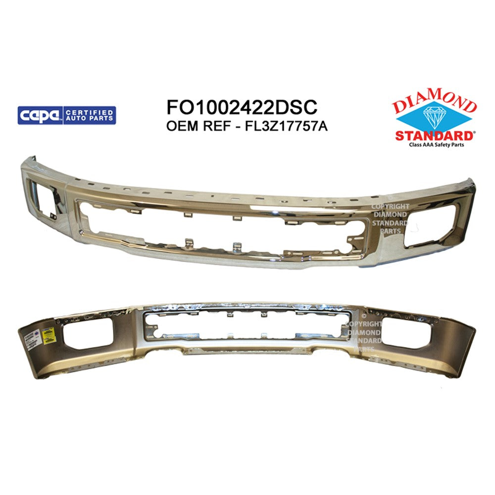 Front Bumper Face Bar 2015-2017 Ford F-150