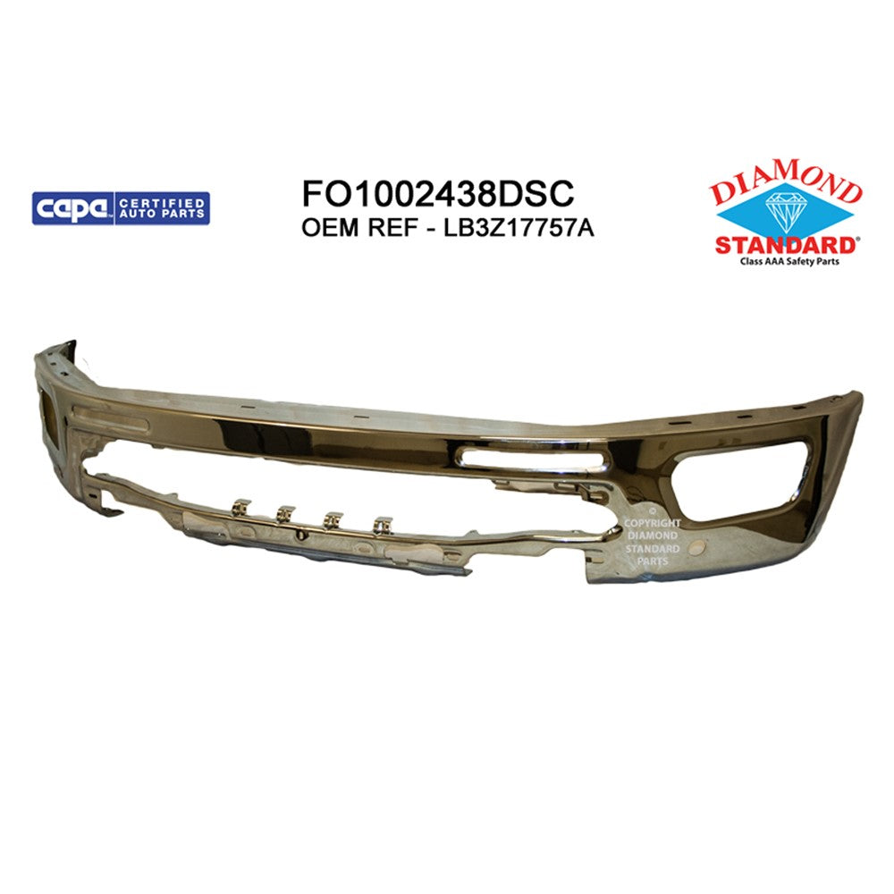 Front Bumper Face Bar 2019-2023 Ford Ranger