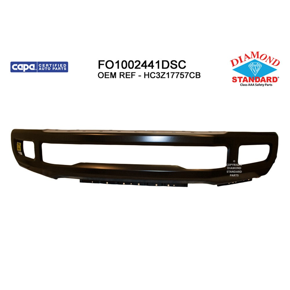 Front Bumper Face Bar 2017-2019 Ford F-250 Super Duty, F-350 Super Duty, F-450 Super Duty