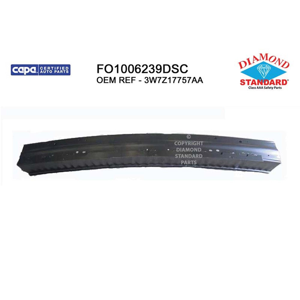 Front Bumper Impact Bar 2003-2004 Ford Crown Victoria & Mercury Grand Marquis