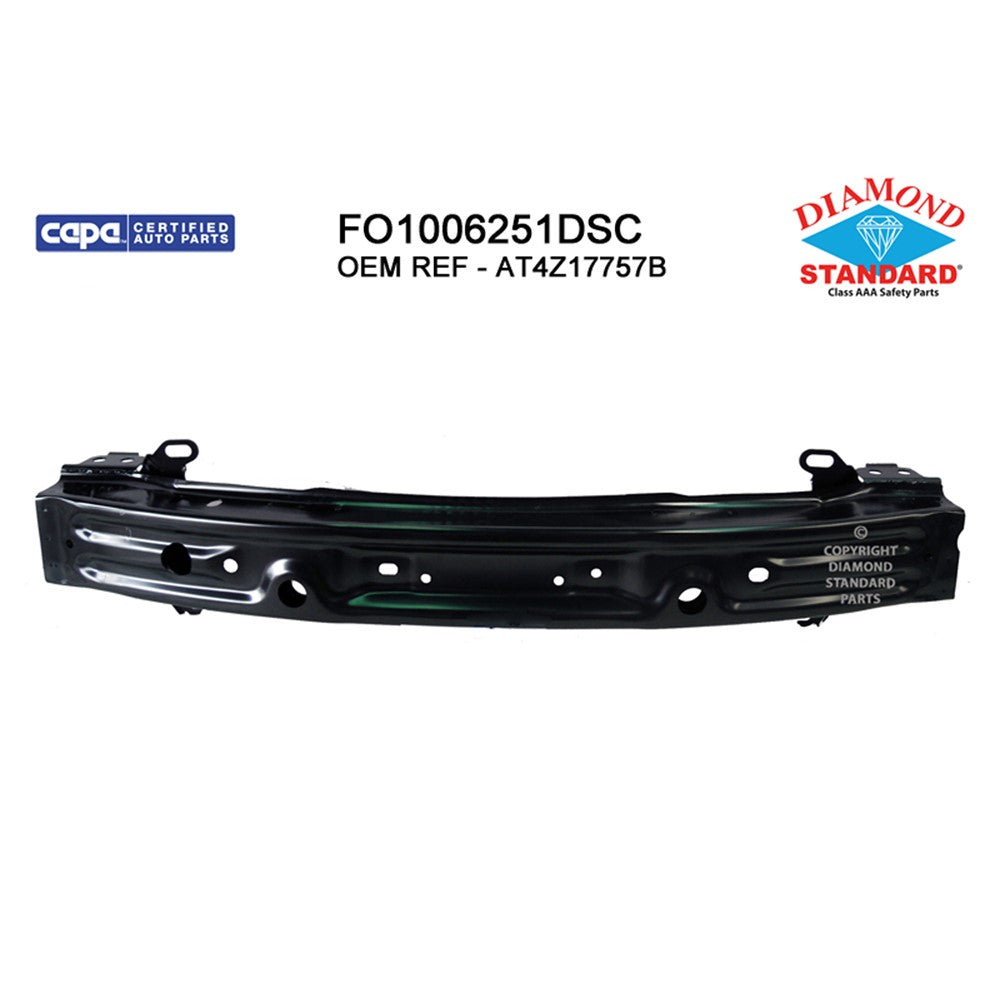 Front Bumper Impact Bar 2007-2015 Ford Edge & Lincoln Mkx
