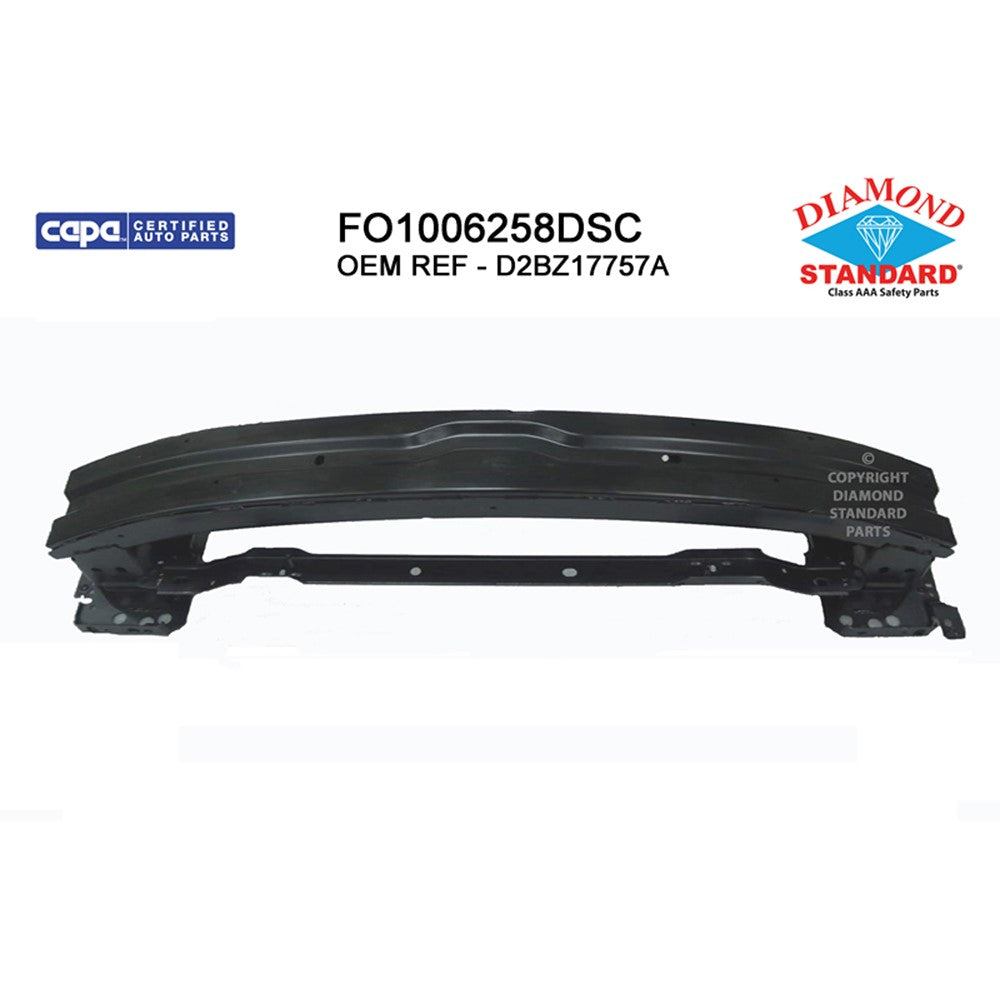 Front Bumper Impact Bar 2011-2019 Ford Fiesta