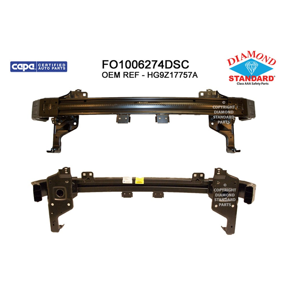 Front Bumper Impact Bar 2017-2020 Ford Fusion, Police Responder Hybrid, Ssv_plug-In_hybrid