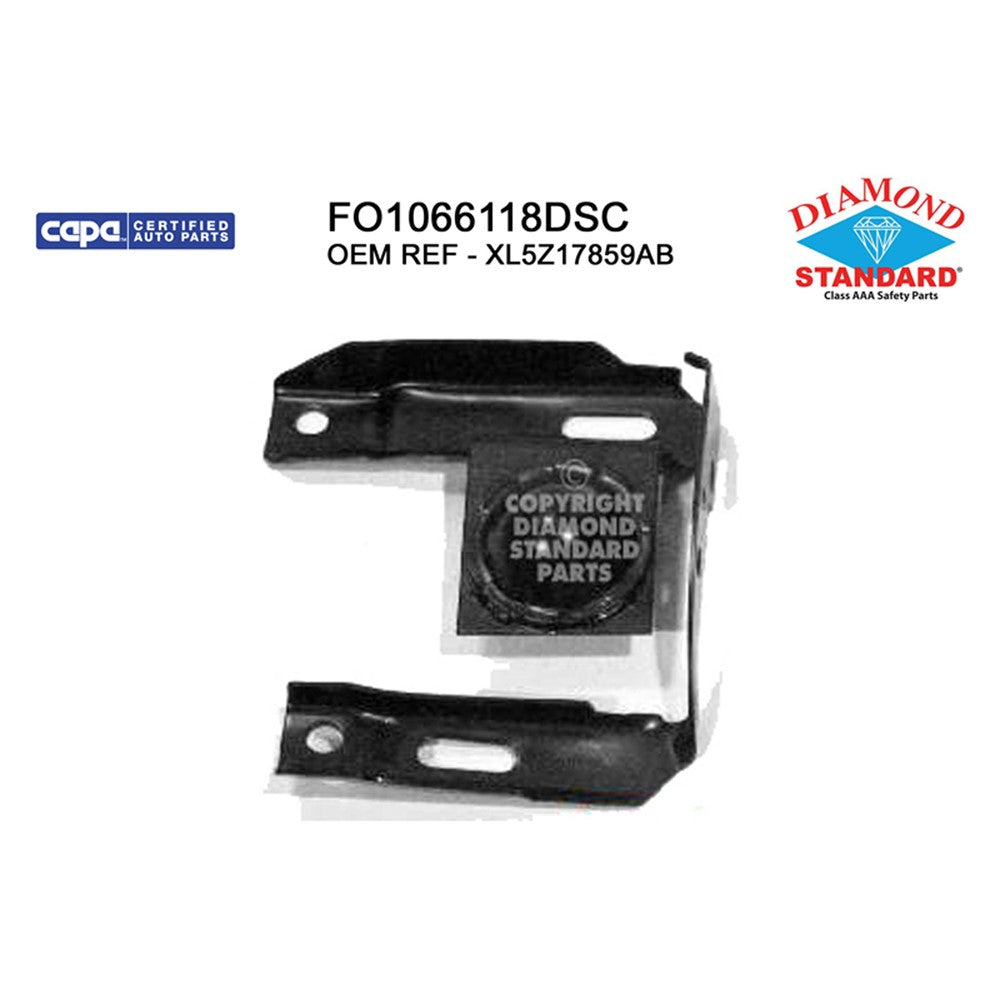 Front Left Front Driver Side Bumper Mounting Plate 1999-2000 Ford Ranger