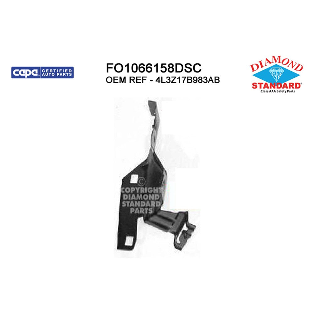 Front Left Front Driver Side Inner Bumper Mounting Bracket 2004-2008 Ford Pickup_ford_lightduty & Lincoln Mark Lt