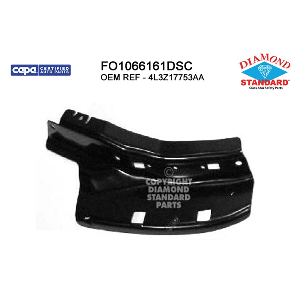 Front Left Front Driver Side Bumper Support 2004-2006 Ford Pickup_ford_lightduty & Lincoln Mark Lt