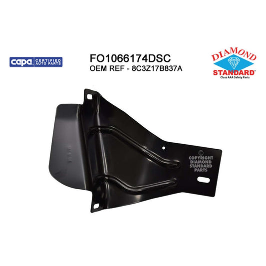 CAPA Certified Factory Style Replacement Front Driver Side Outer Bumper Mounting Bracket for F-250 Super Duty