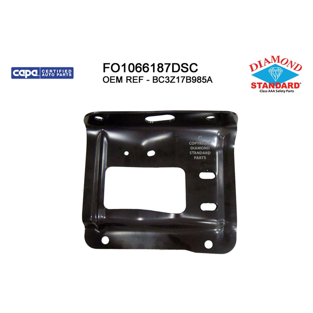 Front Left Front Driver Side Bumper Mounting Plate 2011-2016 Ford F-250 Super Duty, F-350 Super Duty, F-450 Super Duty