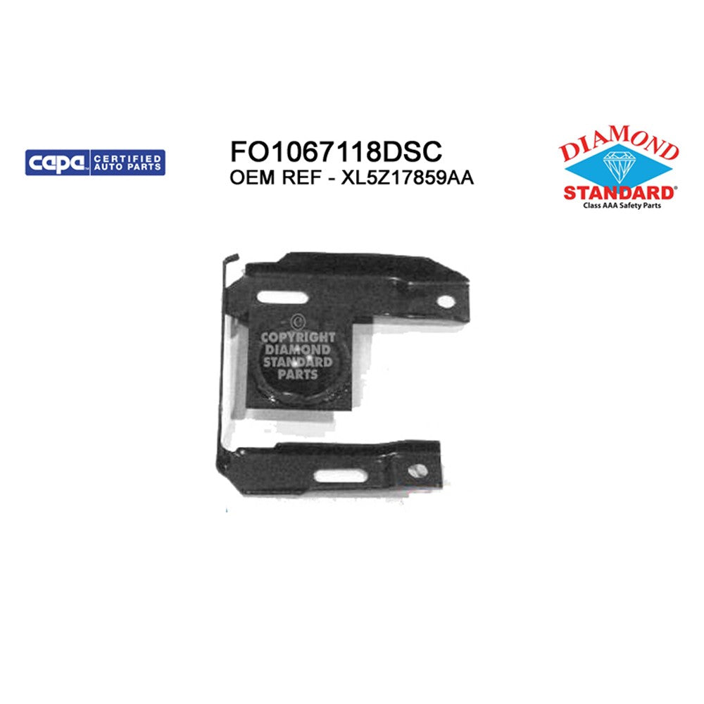 Front Right Front Passenger Side Bumper Mounting Plate 1999-2000 Ford Ranger