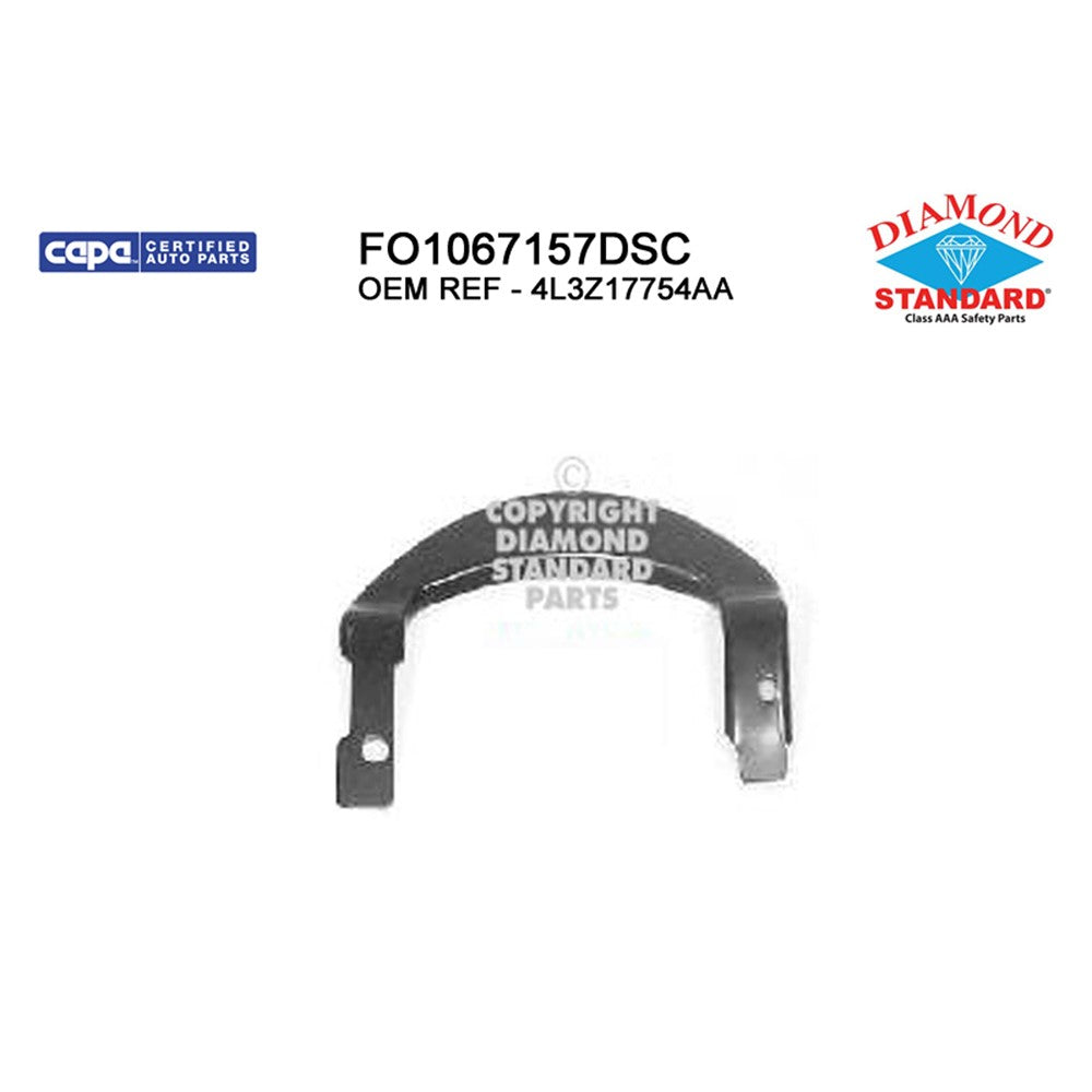 Front Right Front Passenger Side Outer Bumper Mounting Bracket 2004-2006 Ford Pickup_ford_lightduty & Lincoln Mark Lt