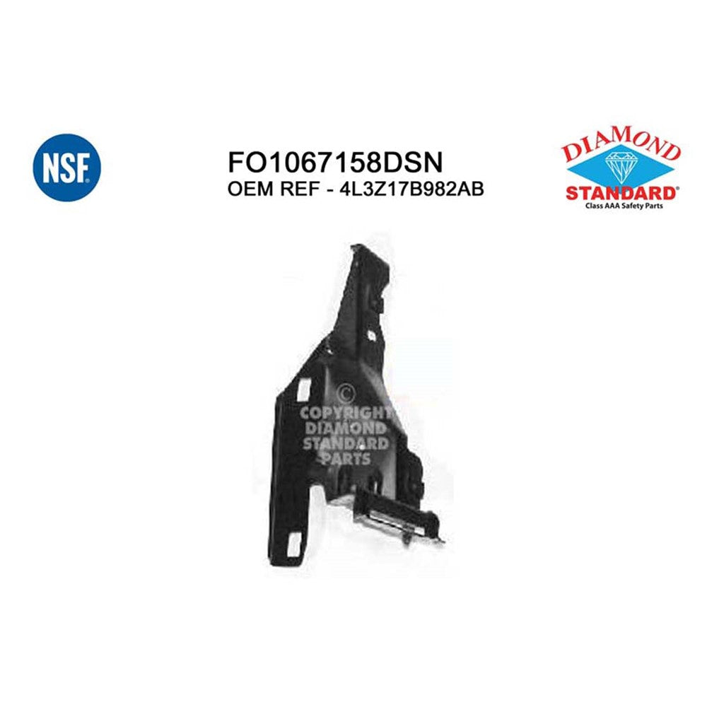 Front Right Front Passenger Side Inner Bumper Mounting Bracket 2004-2008 Ford Pickup_ford_lightduty & Lincoln Mark Lt