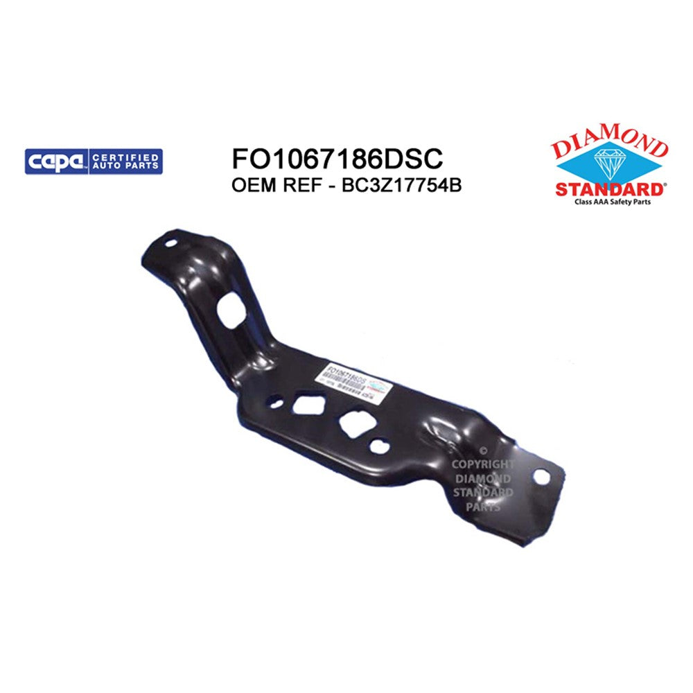 Front Right Front Passenger Side Outer Bumper Mounting Bracket 2011-2016 Ford F-250 Super Duty, F-350 Super Duty, F-450 Super Duty