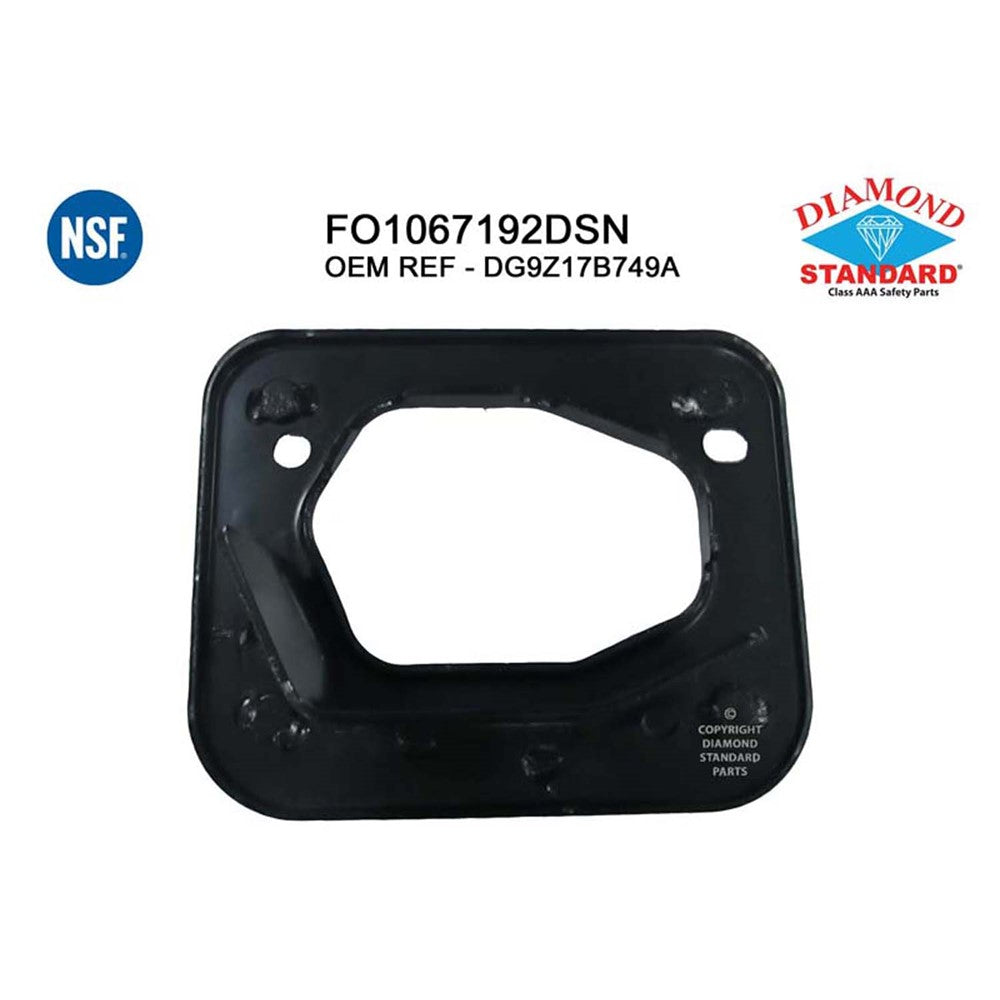 Front Right Front Passenger Side Bumper Impact Bar Bracket 2013-2020 Ford Fusion, Police Responder Hybrid, Ssv_plug-In_hybrid & Lincoln Mkz
