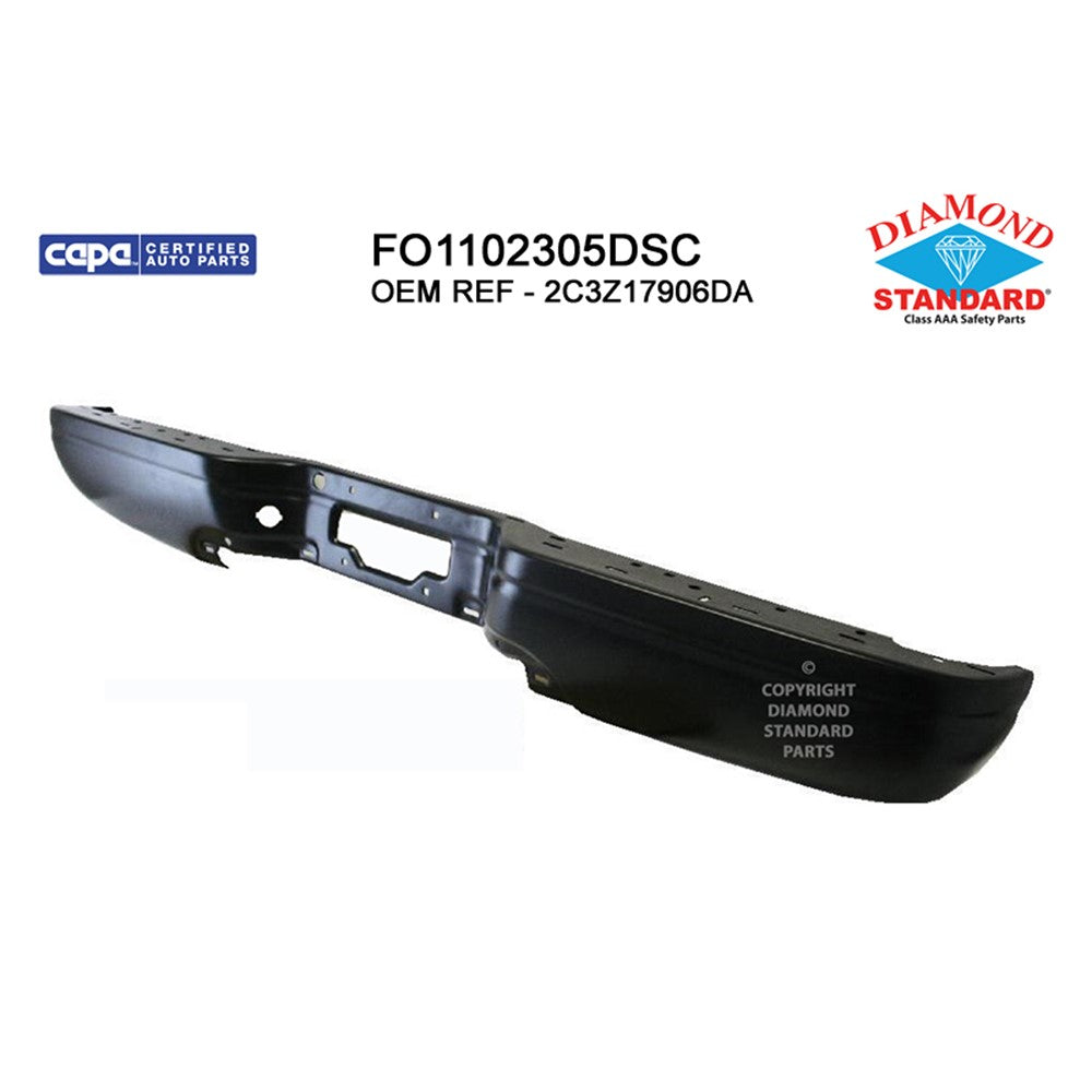 Rear Step Bumper Face Bar 1997-2007 Ford Pickup_ford_lightduty, F-250 Super Duty, F-350 Super Duty, F-450 Super Duty, Pickup_ford_heritage