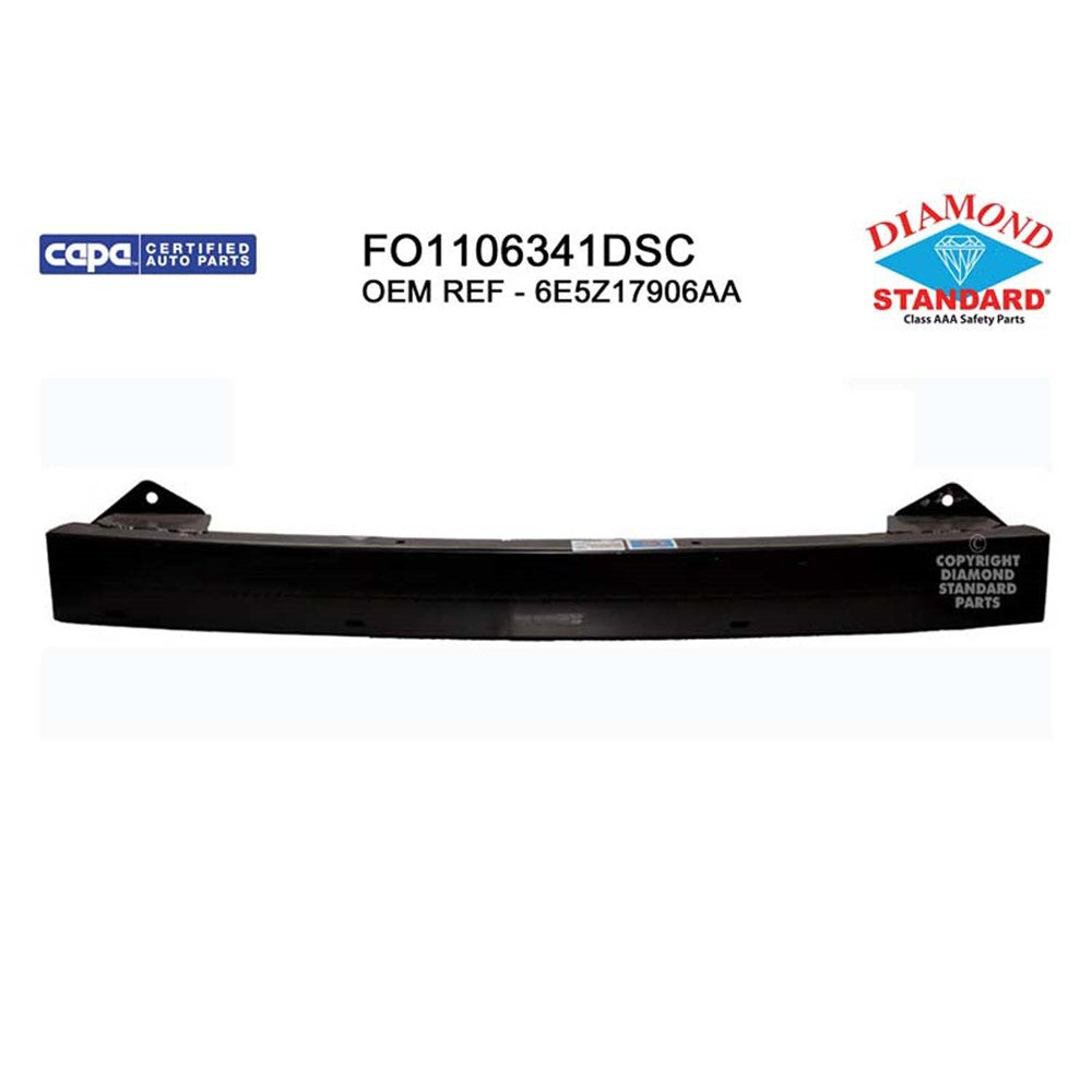 Rear Bumper Impact Bar 2006-2009 Ford Fusion & Lincoln Zephyr, Mkz & Mercury Milan