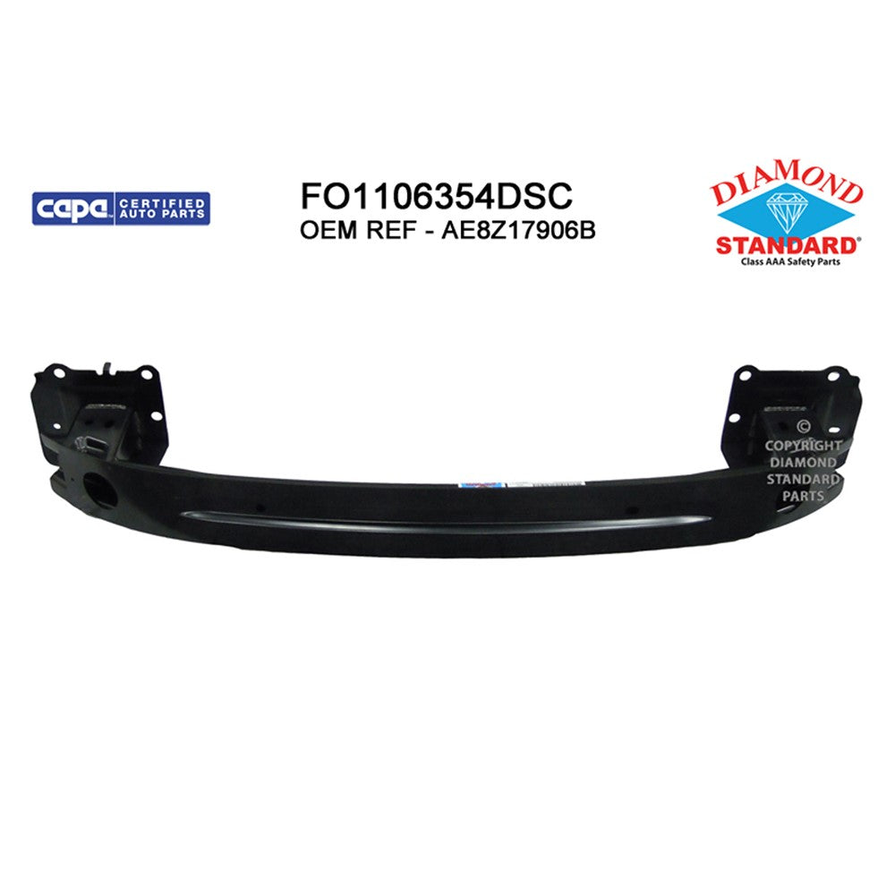 Rear Bumper Impact Bar 2011-2019 Ford Fiesta