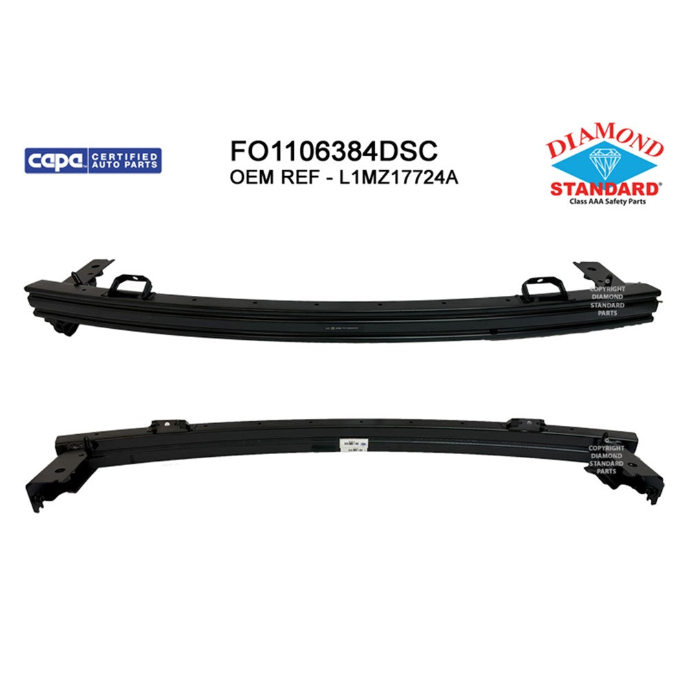 Rear Bumper Impact Bar 2020-2024 Ford Explorer & Lincoln Aviator
