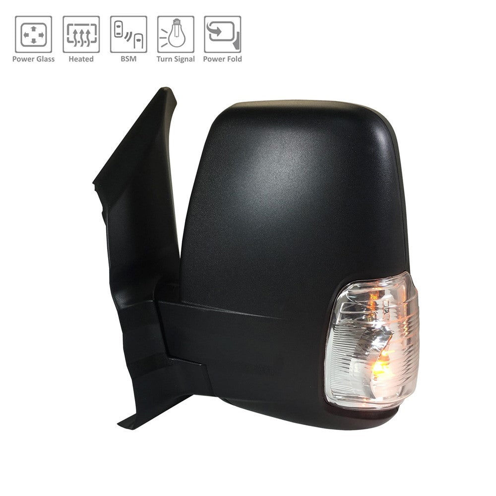 Left Driver Side Power Door Mirror 2020-2023 Ford Transit-150, Transit-250, Transit-350, Transit-350 Hd, E-Transit